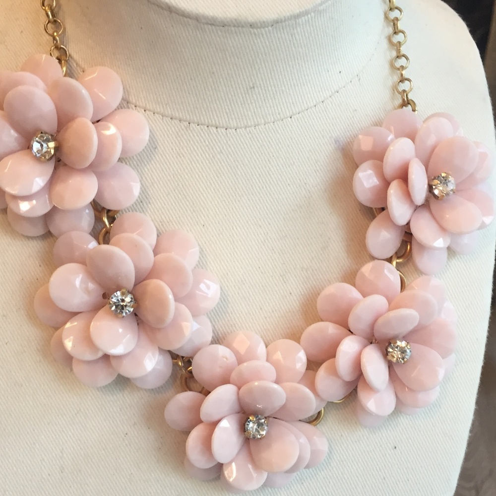 J. Crew Flower Necklace